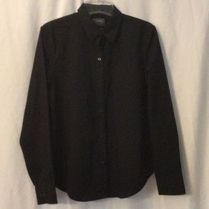 Chaps classic no iron black size large button down shirt in new condition